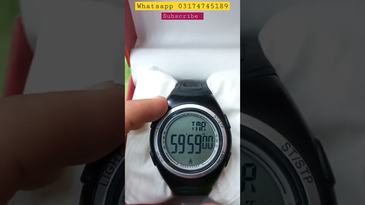 Orignal Lad Weather with Multiple sensors Digital Watch|Quetta Lot Watches|Khursheed alam|#pakistan
