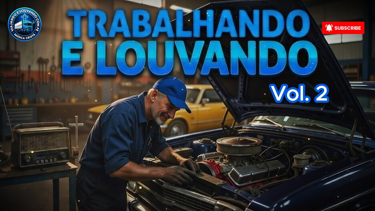 Os Melhores Louvores para ouvir no trabalho. Trabalhando e Louvando Modão Sertanejo anos 80/90 V2