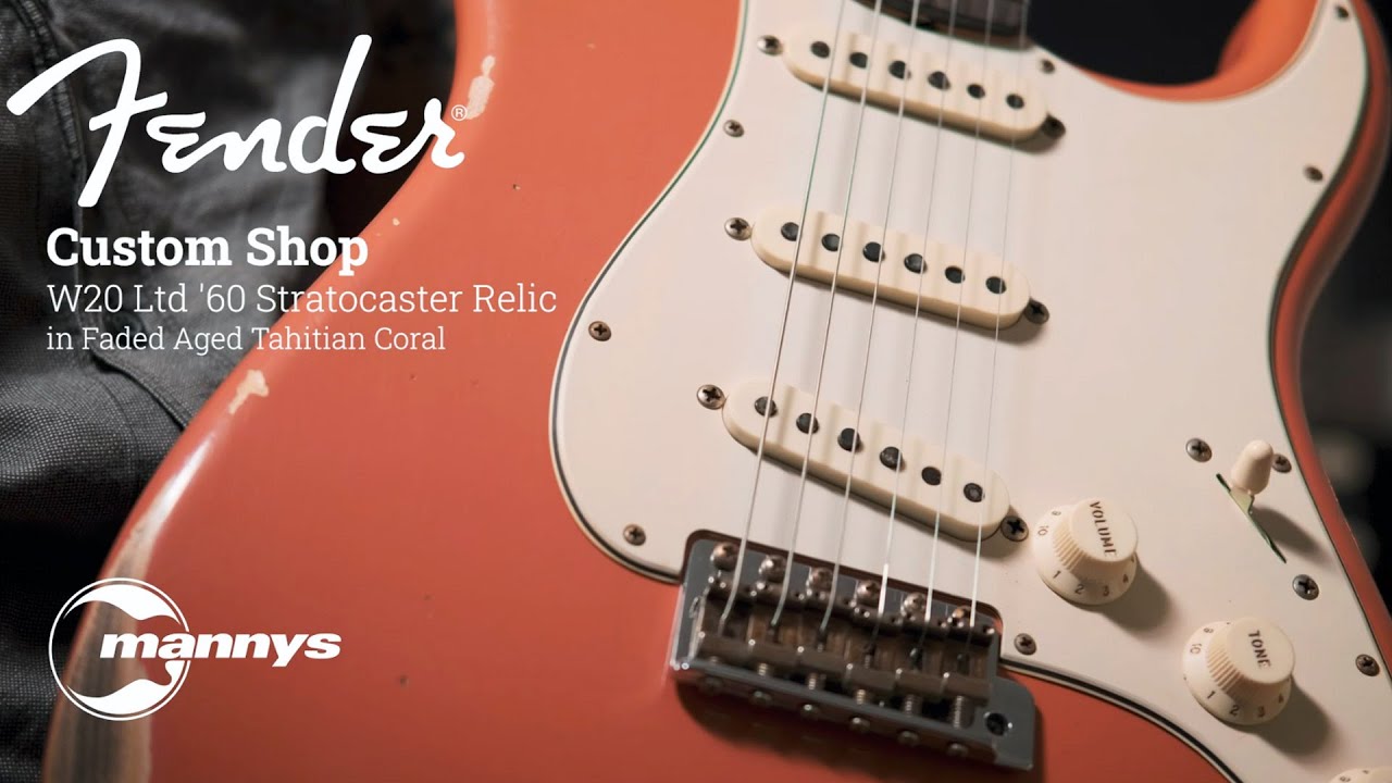 Sound Check: Fender Custom Shop Ltd W20 '60 Stratocaster Relic in Aged Tahitian Coral