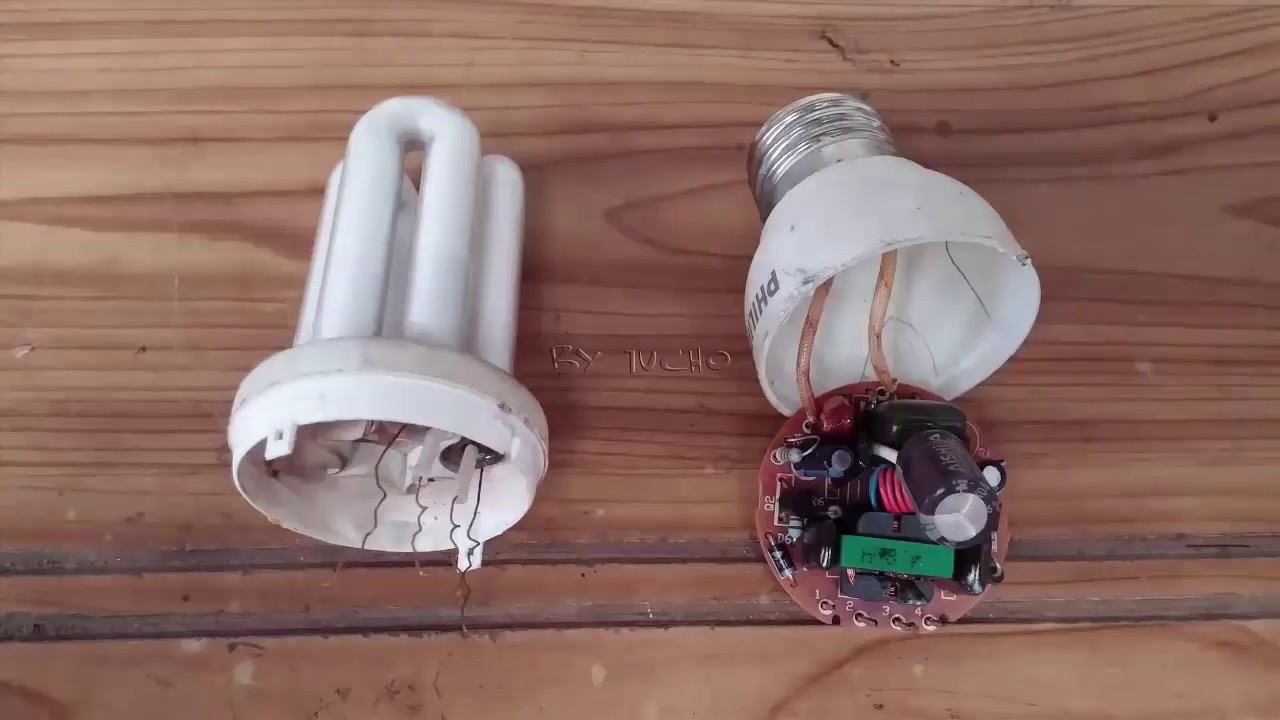Reparación lampara ahorradora fácil y rápido, resumen!