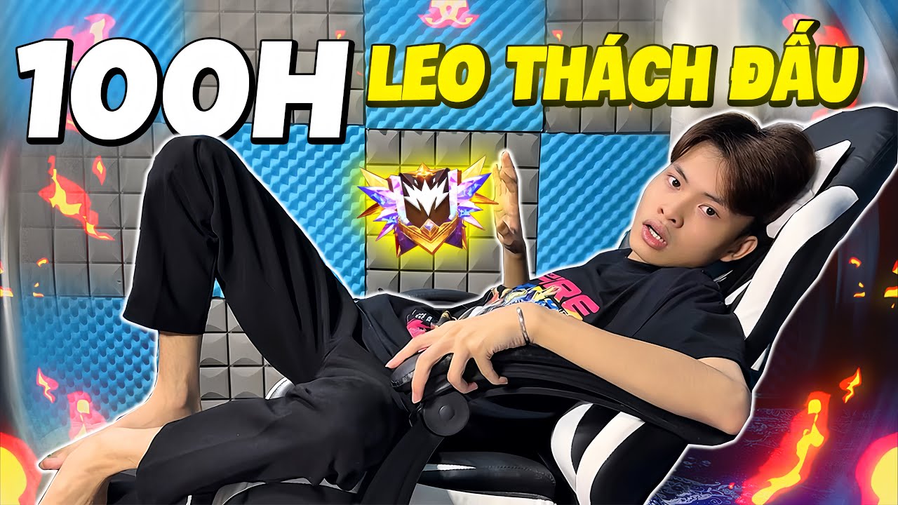 100h Leo Thách Đấu Rank Sinh Tồn Free Fire
