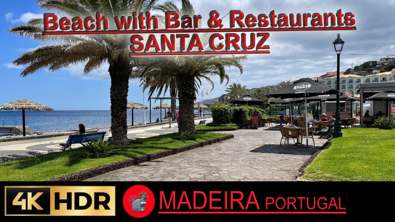 MADEIRA - Santa Cruz City & Beach in 💢4K #virtualmadeira