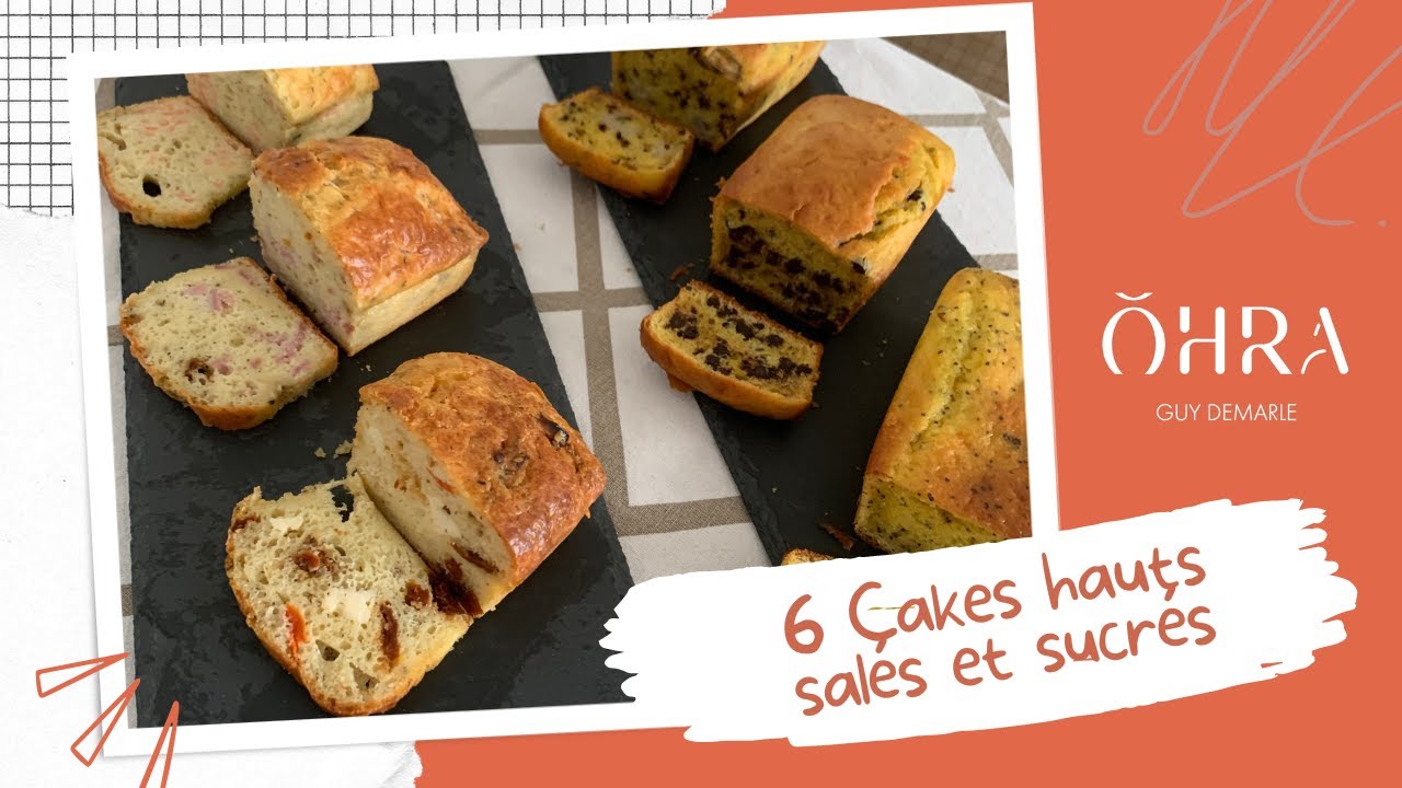 6 CAKES HAUTS SALÉS ET SUCRÉS : l'atelier culinaire Guy Demarle