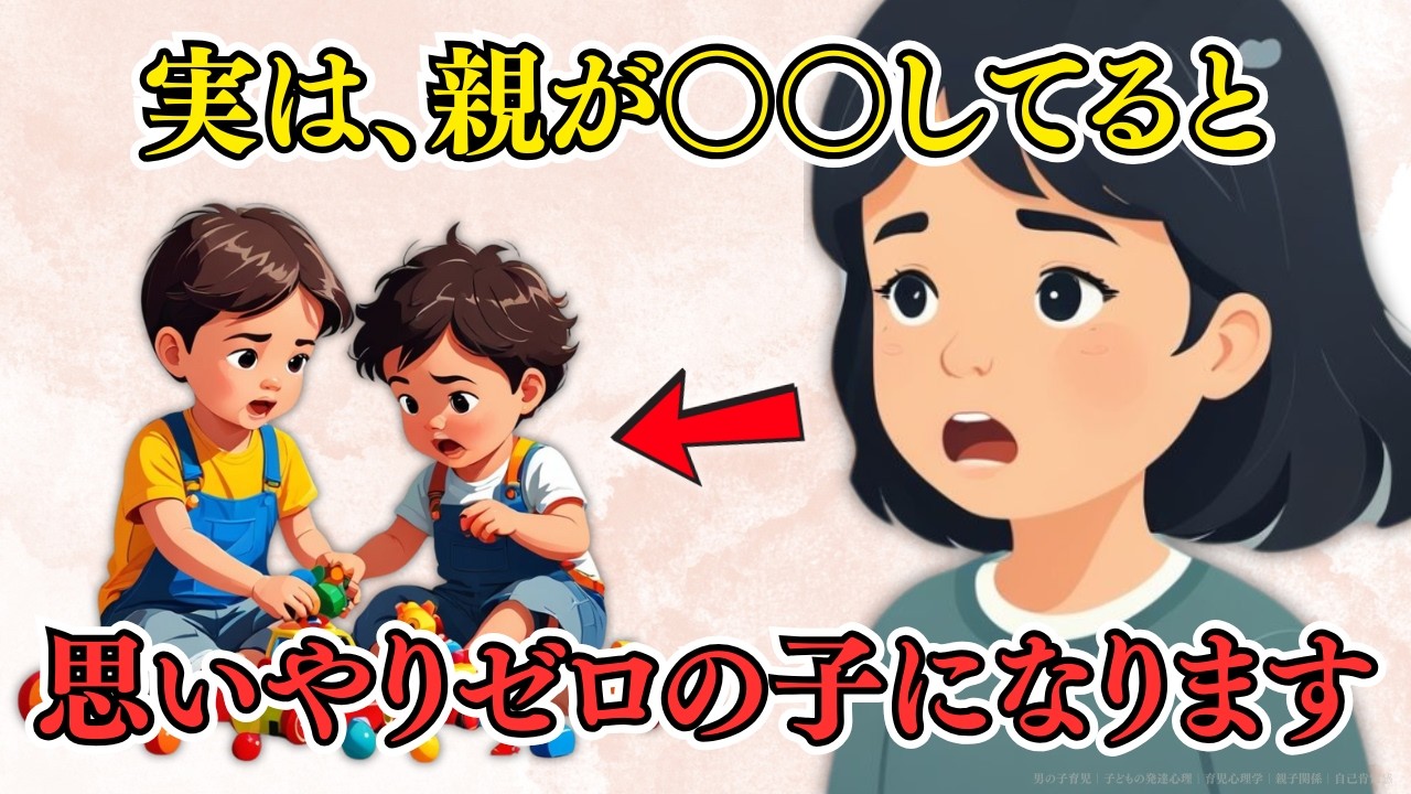 優しい子は“偶然じゃない”。９割の母親が見落としている家庭の９つの習慣【育児心理学】