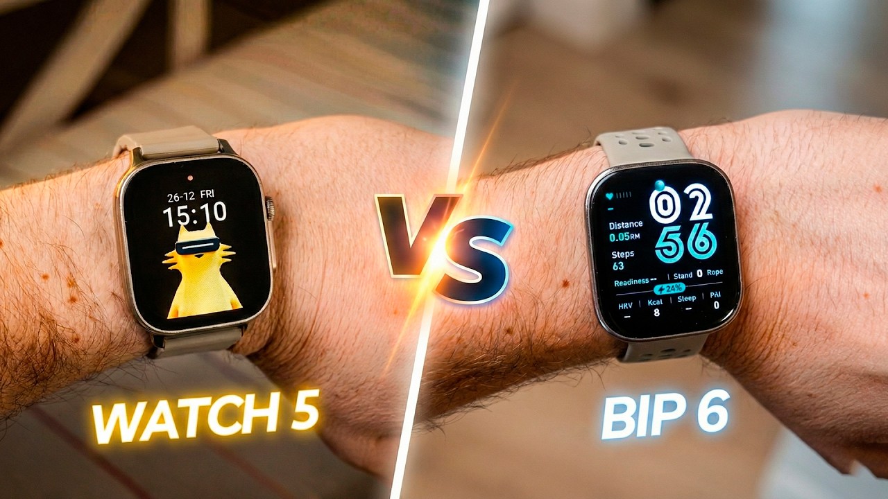 Elige BIEN ✅ Realme Watch 5 vs Amazfit Bip 6 COMPARATIVA en ESPAÑOL
