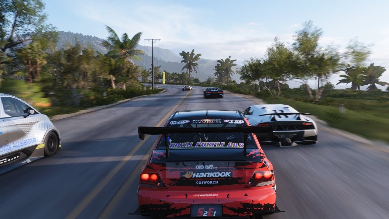 Mitsubishi Lancer Evo vs Supercars - Forza Horizon 5 - Thrustmaster T300