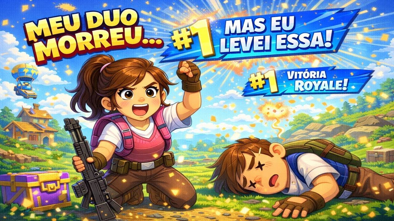 Meu duo morreu mas eu levei essa - Fortnite