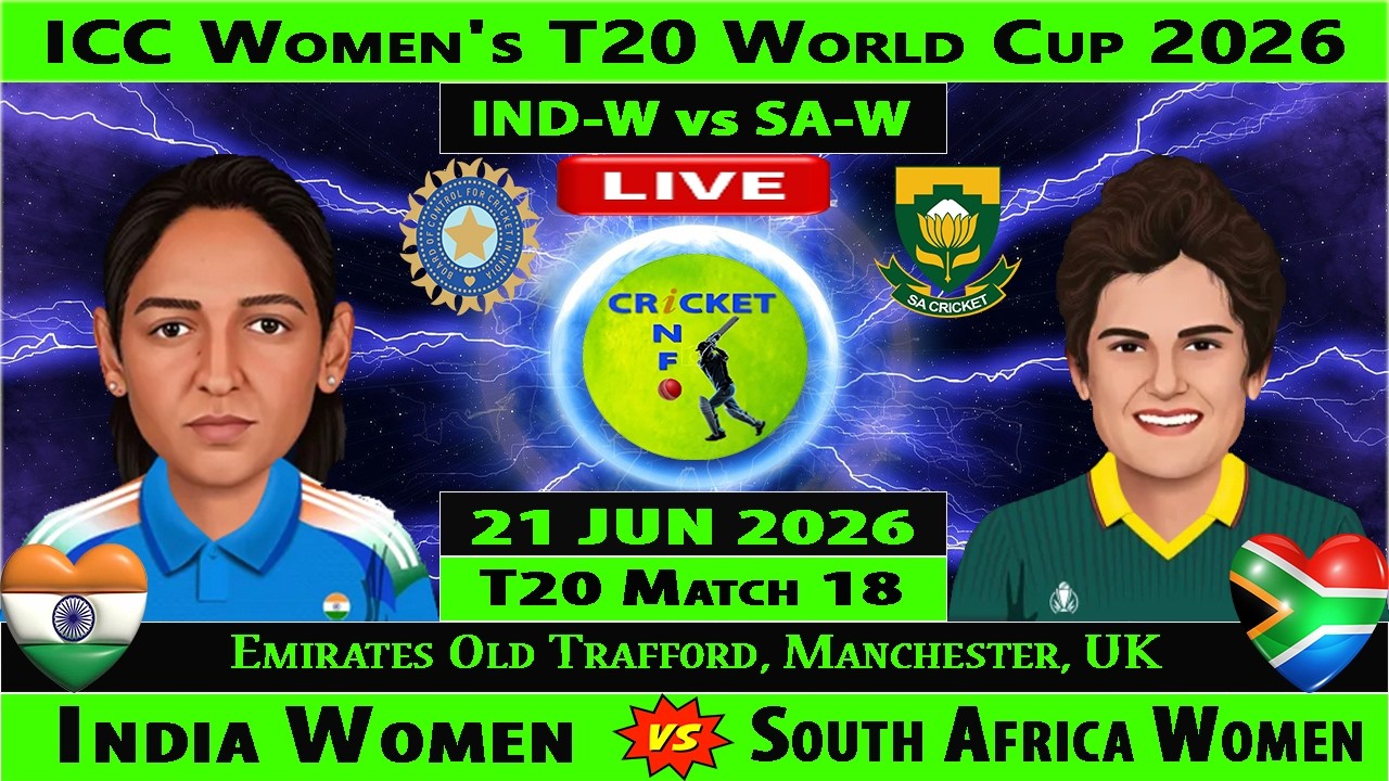 India Women vs South Africa Women | IND-W vs SA-W | 18th Match of ICC Women's T20 World Cup 2026