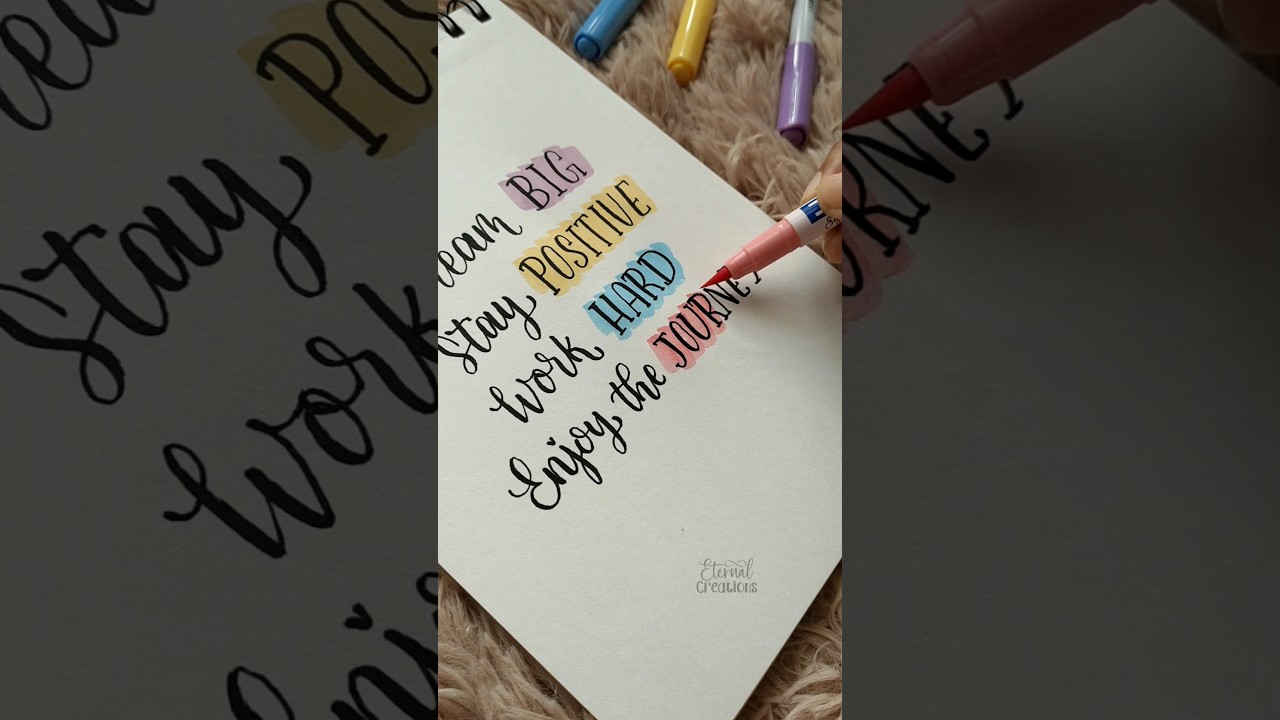 Don't give up🔥😎 #shorts #calligraphy #quotes