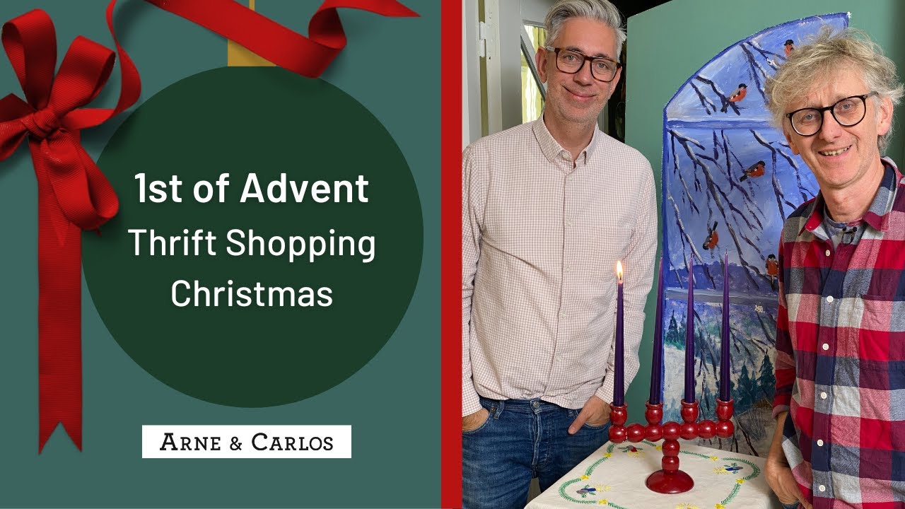 Thrift Shopping for Christmas on the First Sunday of Advent 2022 with ARNE & CARLOS