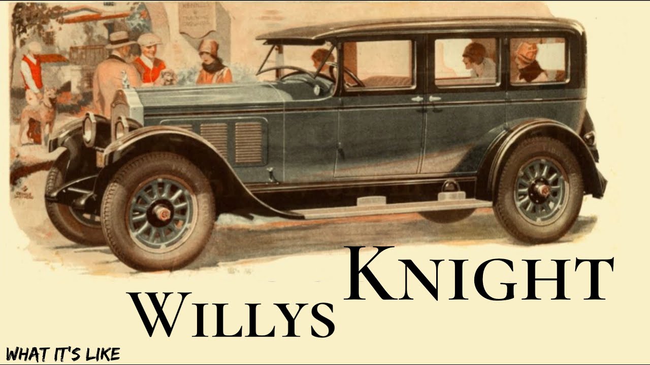 1929 willys-knight model 66A, sleeve valve engine