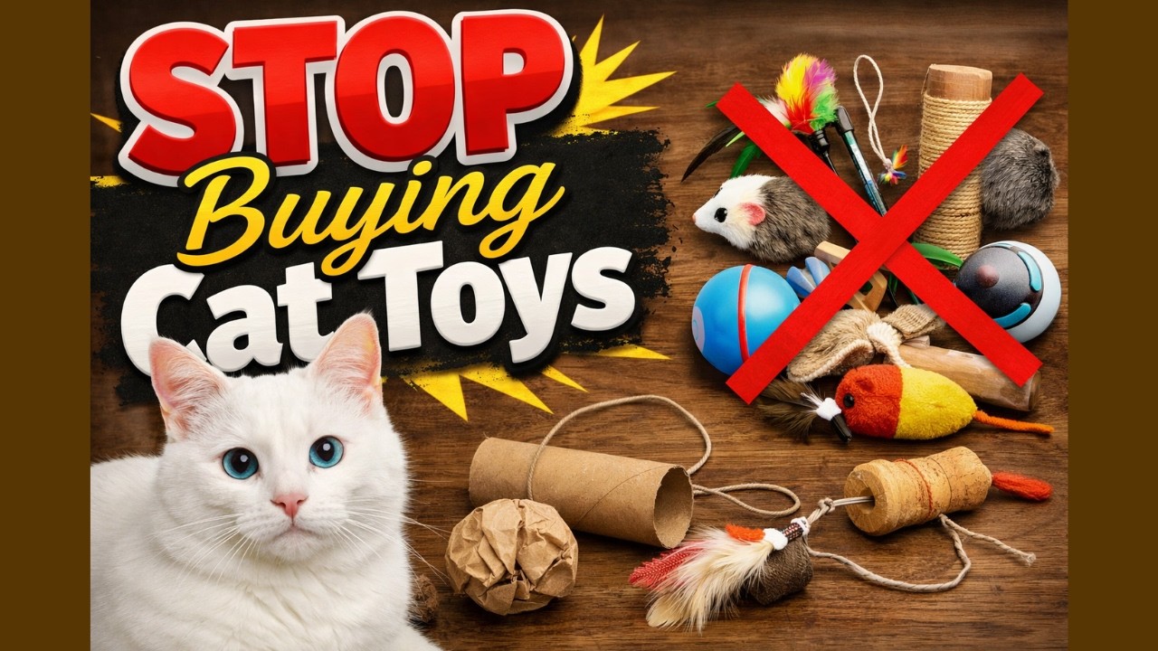 4 Easy Ways I Keep My Indoor Cat Entertained & Active (No Money Needed) 🐾