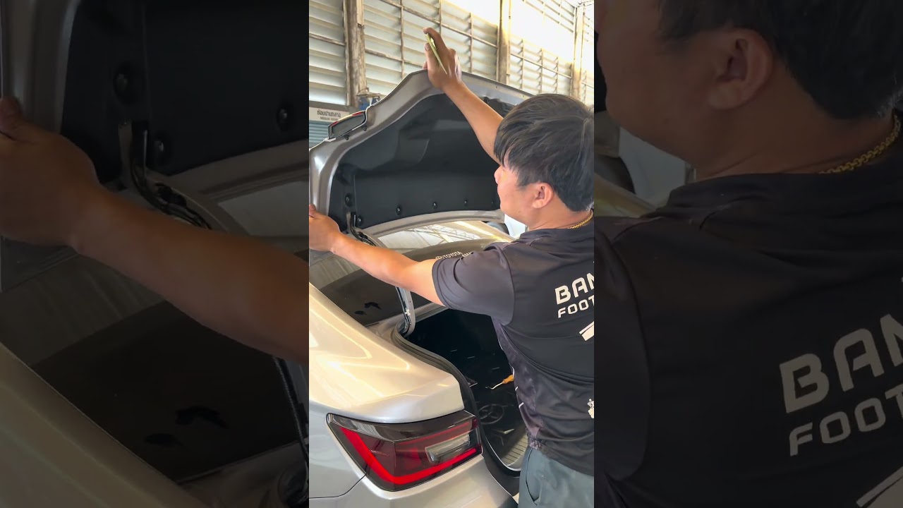 Yaris Rear End Repair Tutorial #carrepair #ซ่อมรถ