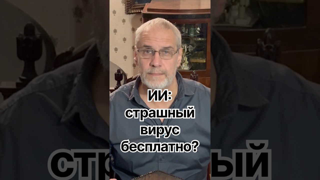ИИ: страшный вирус бесплатно? #история #точносказано #красивосказано #мистика #скрытые #новости