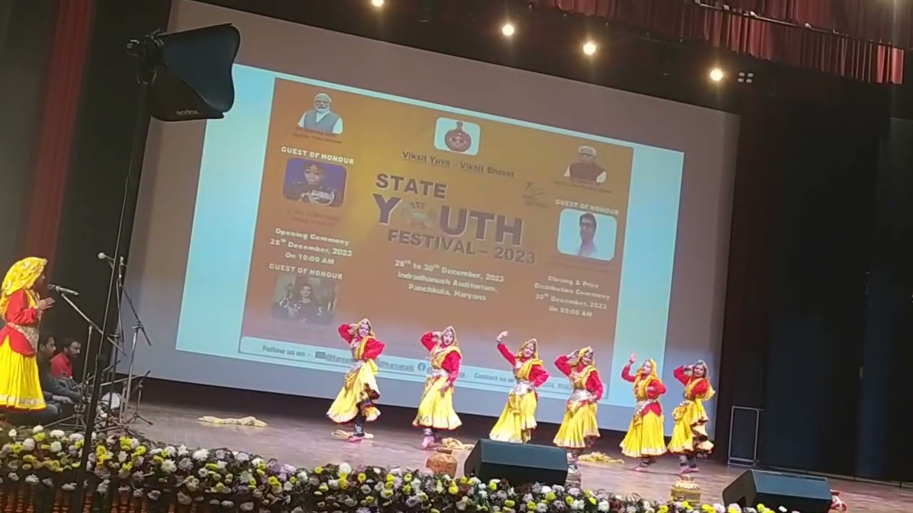 excellent performance by .G.G.S.S.S. in state youth festival punchkula (Haryanvi dance)