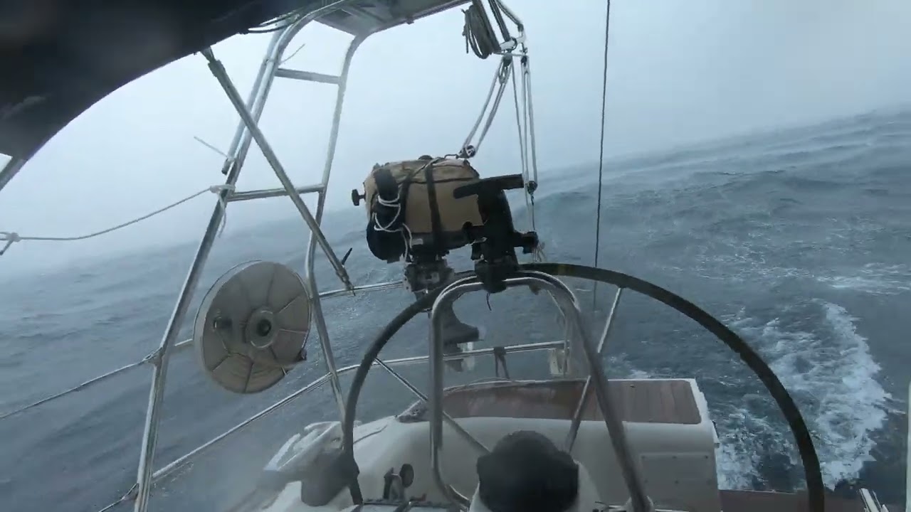 Atlantic squall + free shower!!