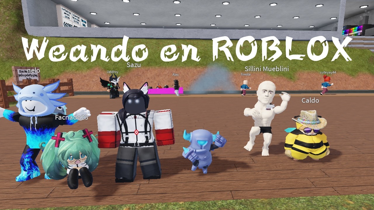 Pasando el rato con compas en Roblox || LOLBRUNXD