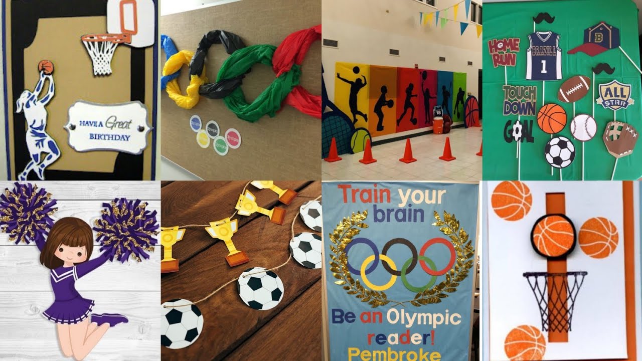 Sports day decoration ideas for school |Sports Gala ideas| Sports day  notice board ideas