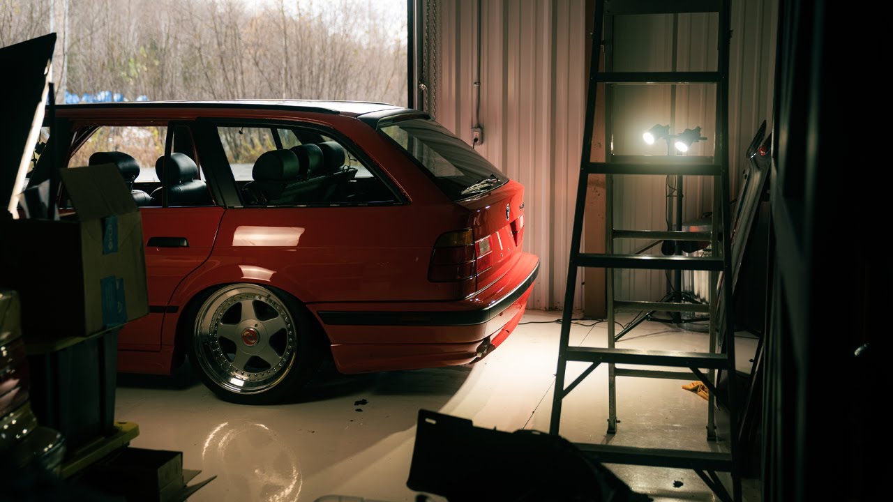 У моего BMW E34 Touring теперь есть задняя часть и крыша, мы приближаемся к цели!