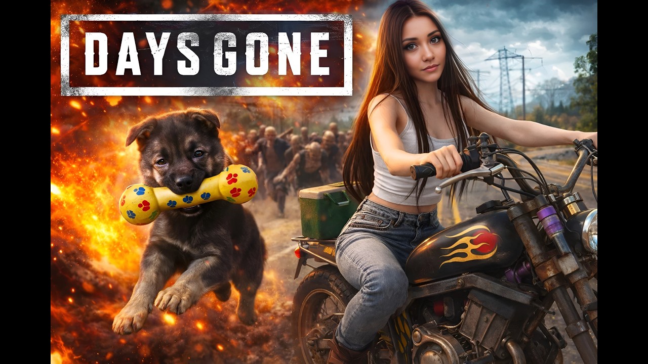Первое прохождение Days Gone Вертикальный стрим #shorts