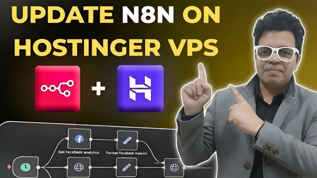 Как обновить n8n на VPS Hostinger менее чем за 3 минуты (пошаговая инструкция)