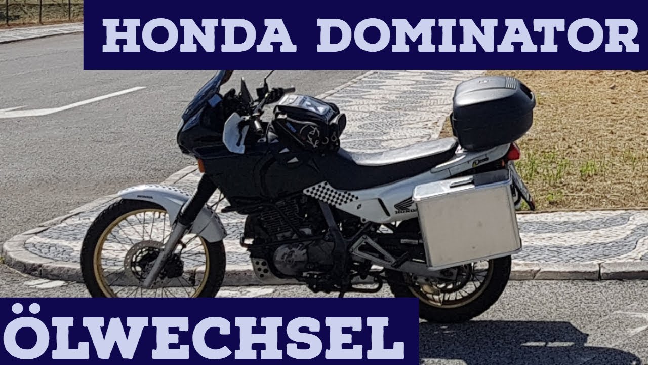 Honda NX 650 Dominator - Ölwechsel