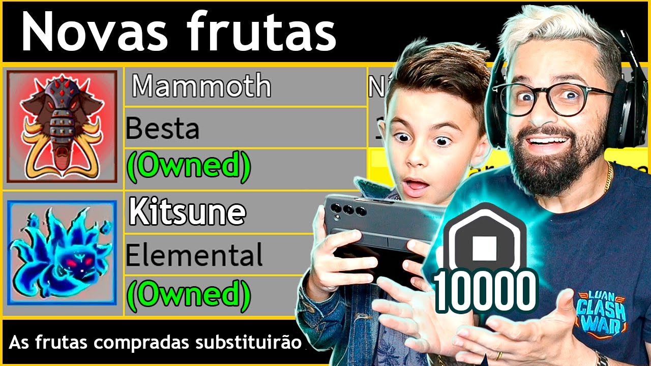 Deixei uma Criança Escolher TUDO no Blox Fruits