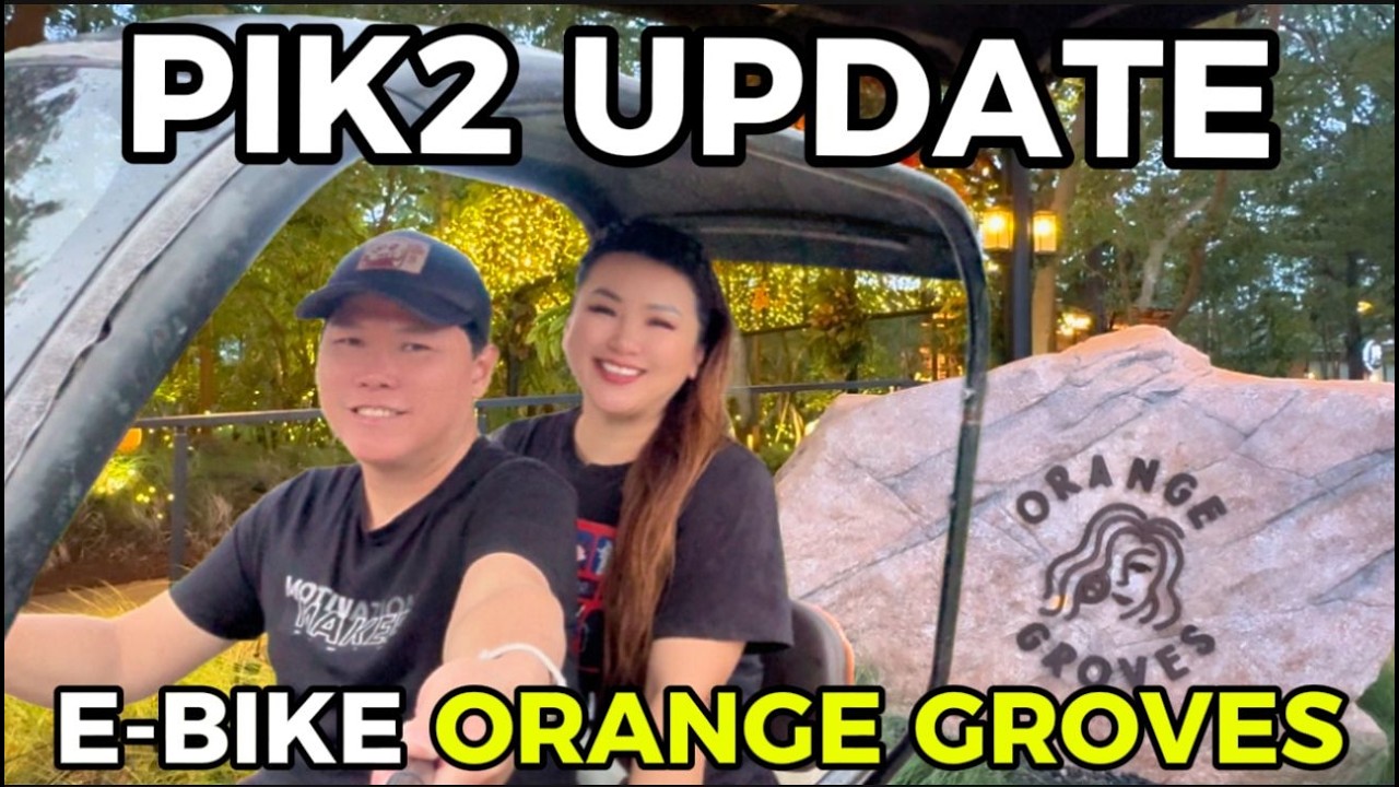 UPDATE PIK2 Seru Banget! KELILING ORANGE GROVES PAKAI BAJAJ LISTRIK 😁