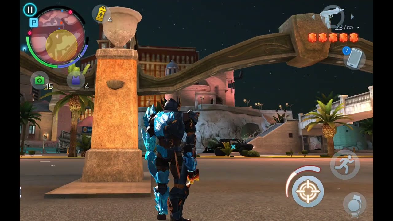 Gangstar Vegas - Battle pass 62 new exoskeleton Glacier Melter Lvl.10 review