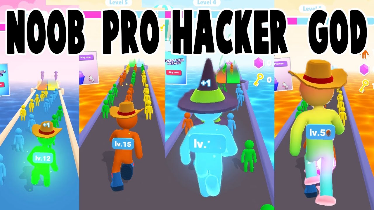 GIANT RUSH in NOOB vs PRO vs HACKER vs GOD  (Level 19 - 21)