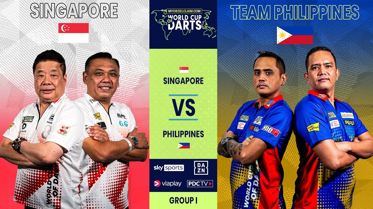 PDC World Cup of Darts 2023 06 16 - Singapore vs Philippines - HUN