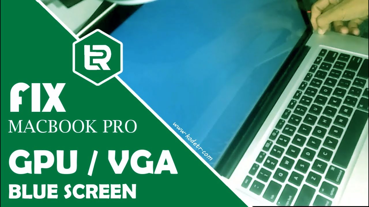 Easy FIX Macbook Pro STUCK BLUE SCREEN || GRAPHICS GPU / VGA