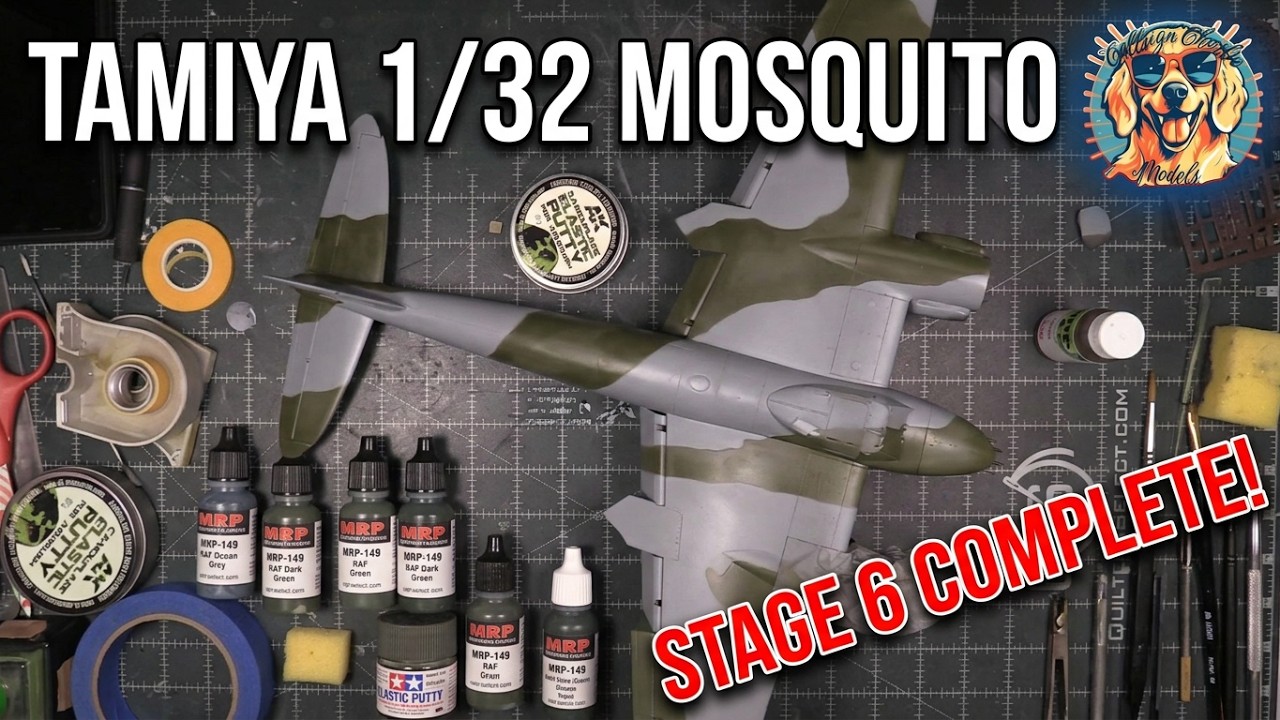 Tamiya 1/32 Dehavilland Mosquito Part 6- Paint & Decals