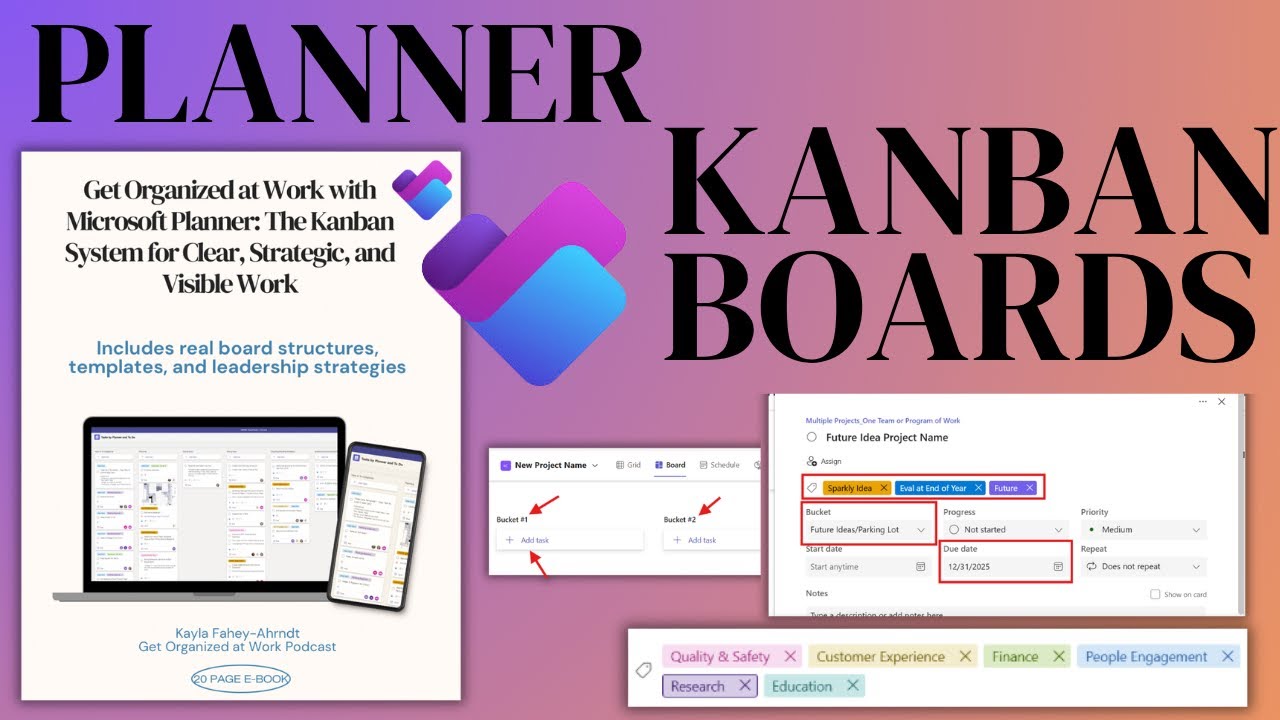 Microsoft Planner Tutorial - How to Create a Kanban Board for Project Management