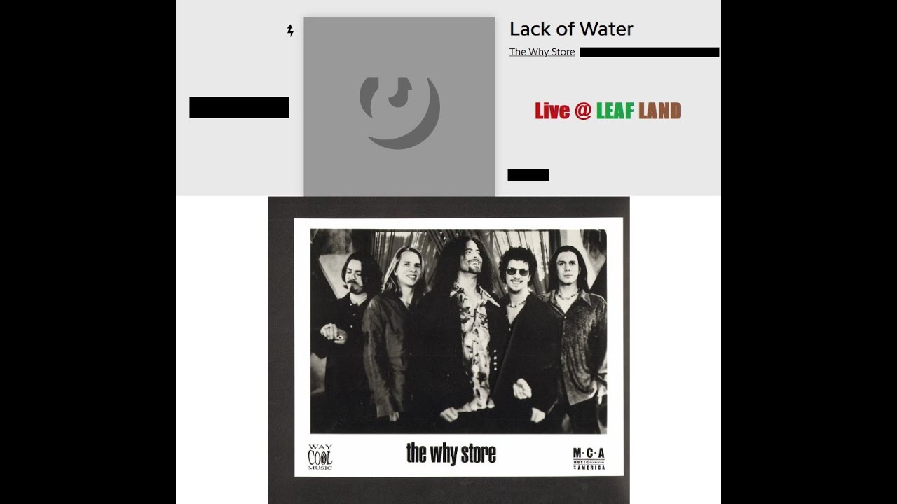 Leaf Land | LACK OF WATER (The Why Store)