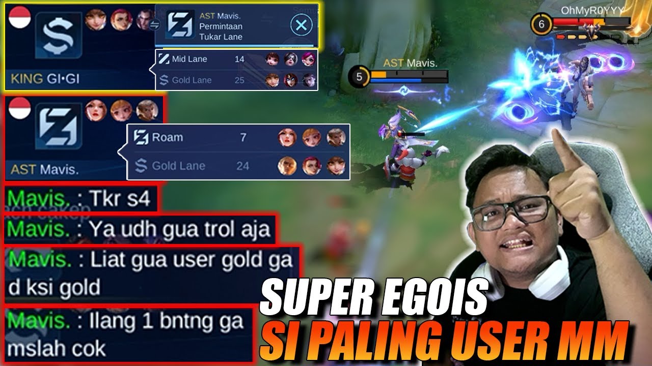 Orang gak mau tukaran ROLE di ancam mau di TROLL! Sistem yg bikin banyak HAMA bermunculan!