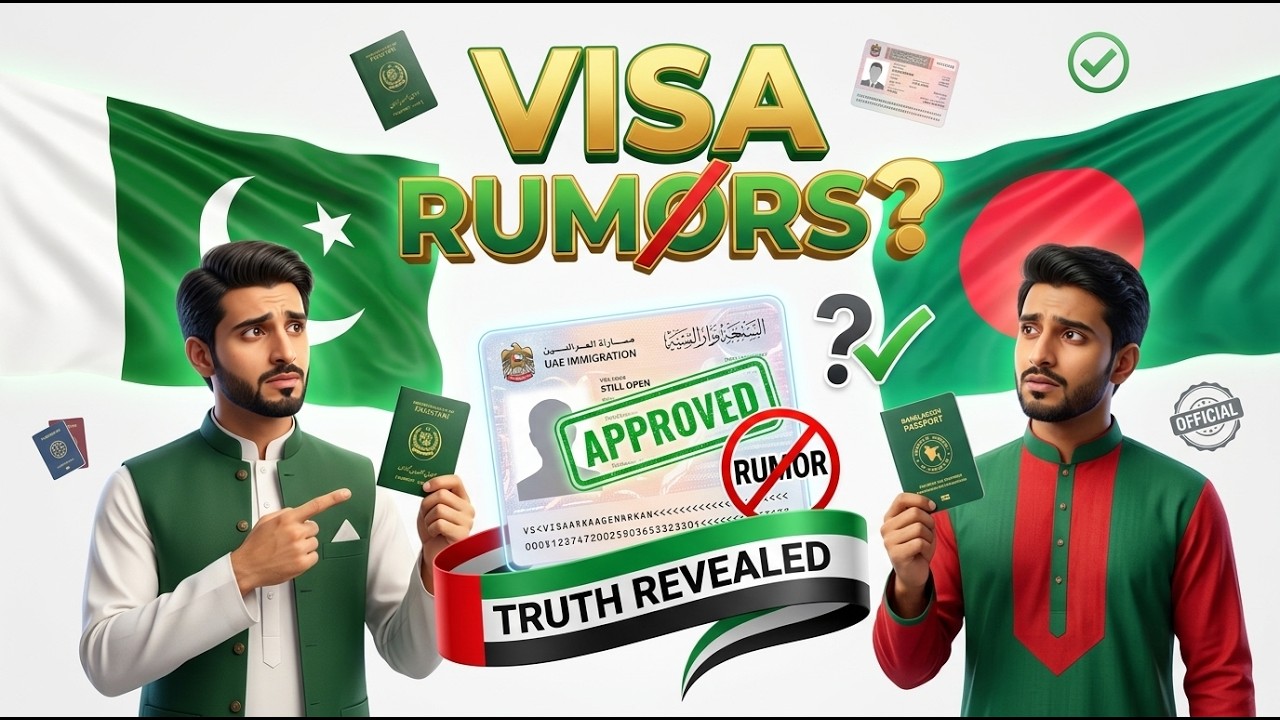 Визы в ОАЭ запрещены? 🚫 Правда для путешественников из 🇵🇰 и 🇧🇩! #Shorts #UAEVisaUpdate #Pakistan ...