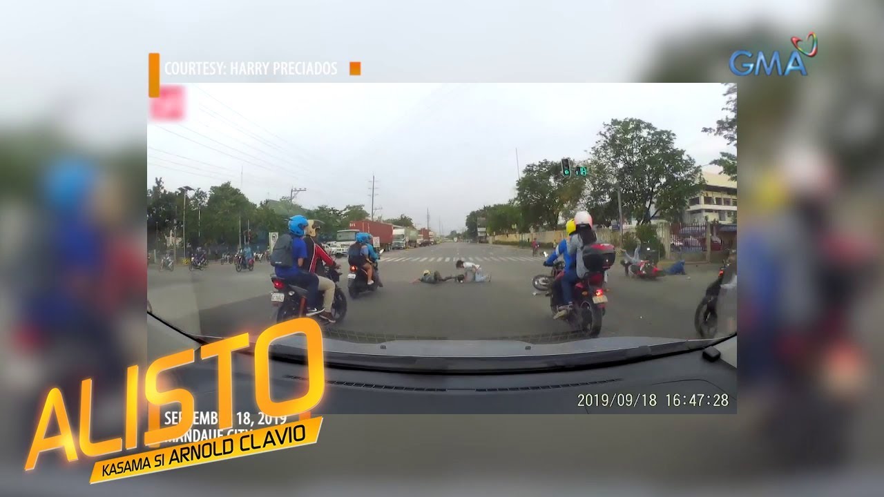 Alisto: DALAWANG RIDER SA CEBU, TUMILAPON NANG MAGBANGGAAN SA INTERSECTION!