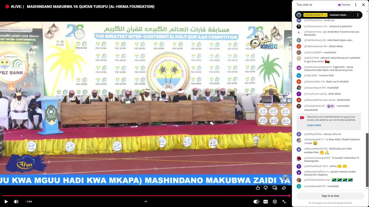 #LIVE#KWA MKAPA-MASHINDANDO YA KUHIFADHI QURANI YALIONDALIWA NA AL-HEKMA