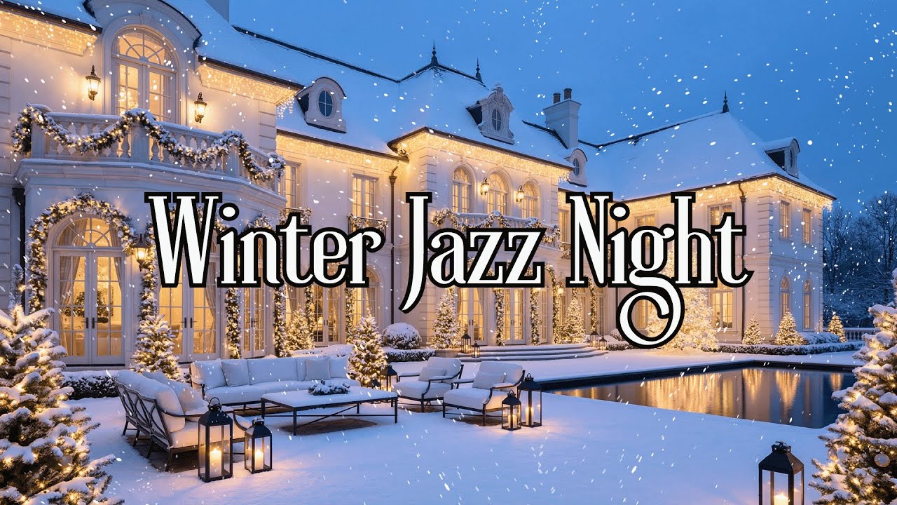 Smooth Jazz Night ❄️ – Late-Night Winter Jazz Lounge Mood