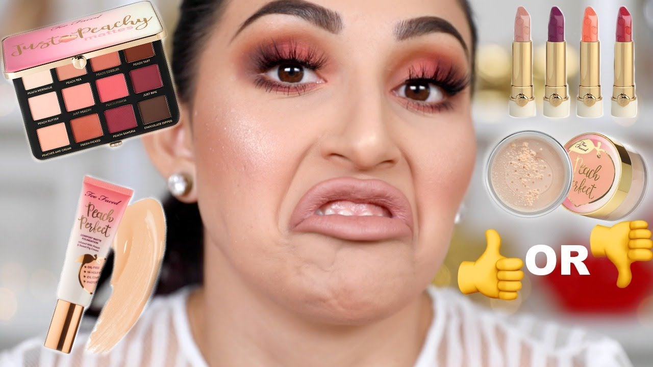 TOO FACED PEACHES & CREAM COLLECTION FIRST IMPRESSIONS | BEAUTYYBIRD