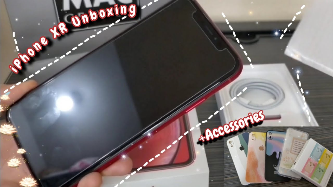 UNBOXING iPHONE XR + ACCESSORIES (2021)|| RED 128GB || Chan _channyyy || VLOG# 26