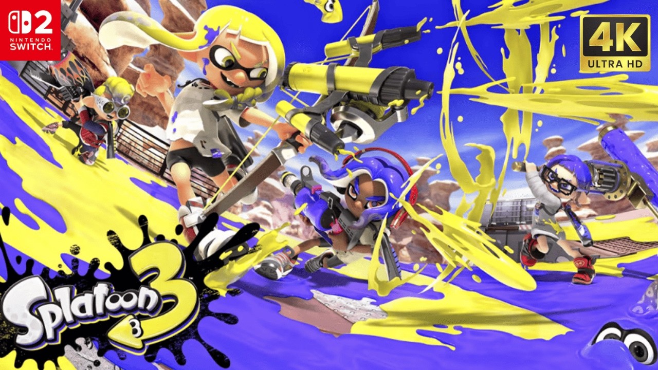 Splatoon 3: Gameplay de Inicio no Nintendo Switch 2 em 4K