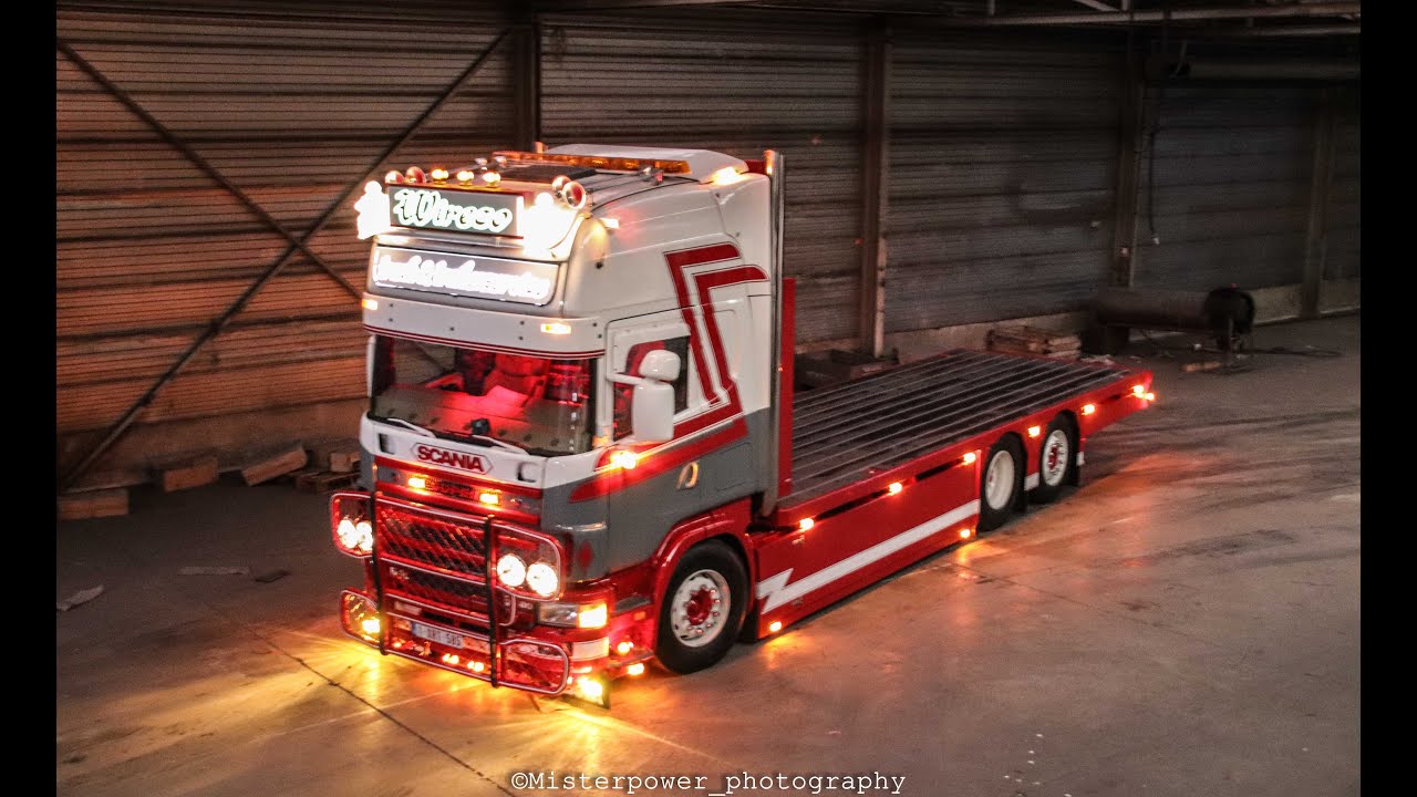 WIRECO Scania 164 580 V8 LOUD Open Pipe sounds [ONBOARD]