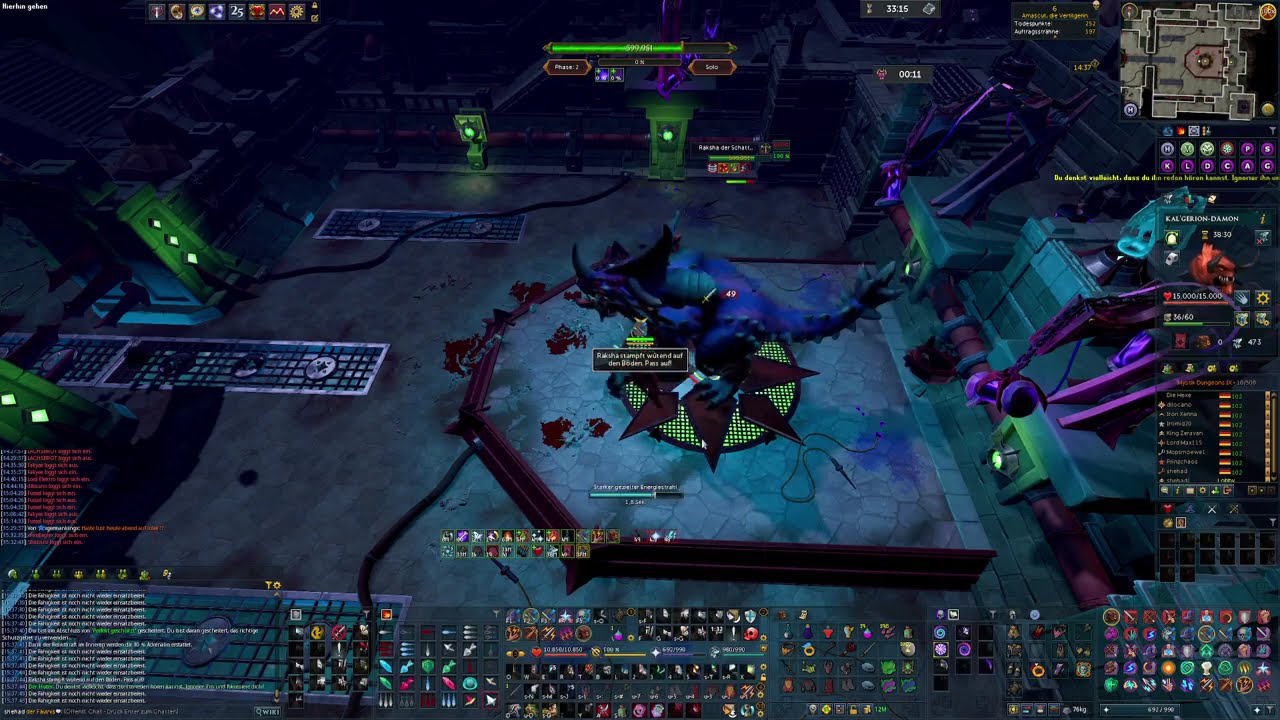 RS3 Raksha GrandMaster-Timer, consistent low effort rota (no dummy pre-build)
