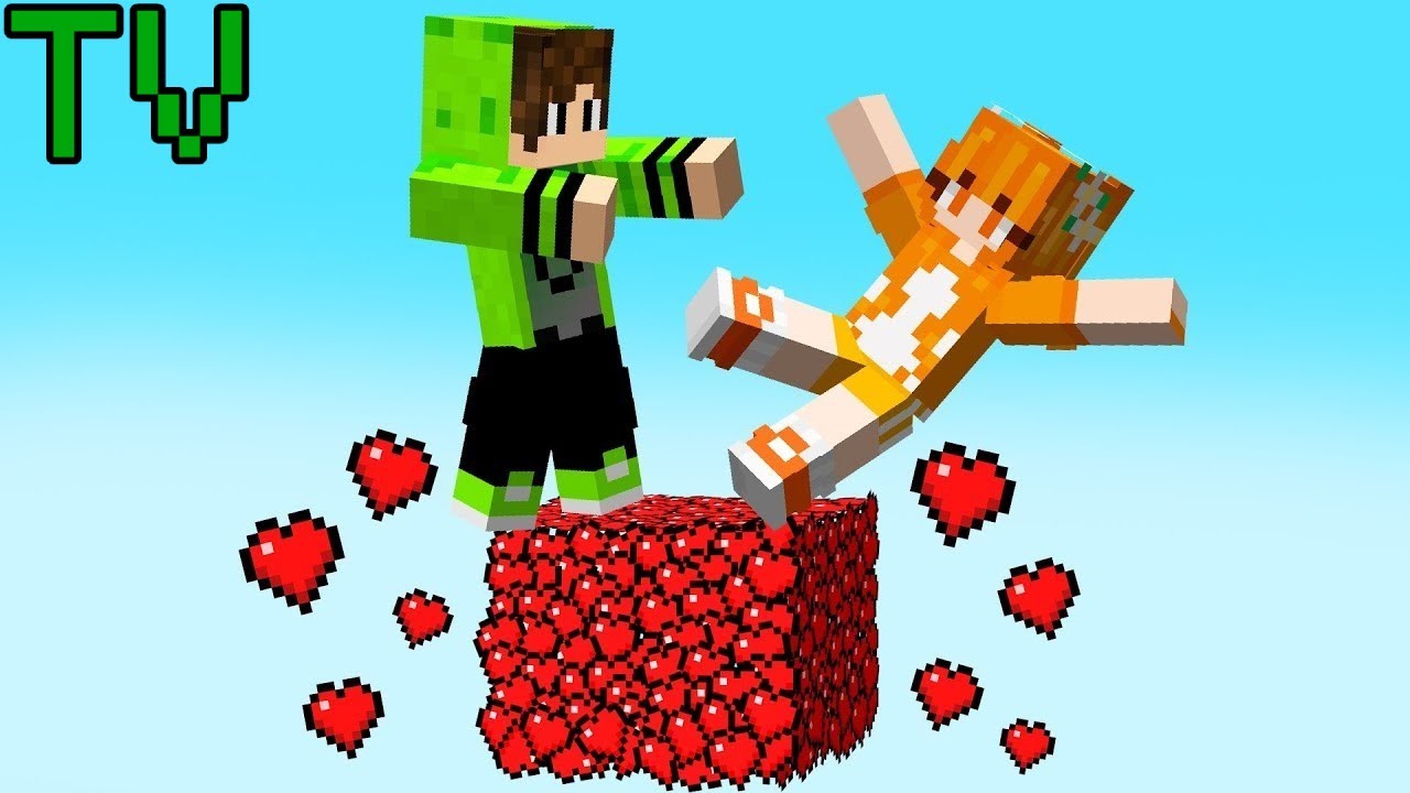 Minecraft, But It's Only 1 Heart Block
