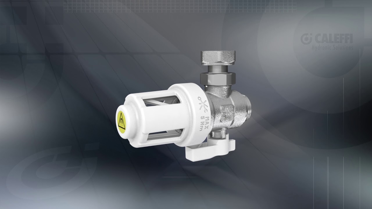 CALEFFI XS® URZĄDZENIE FILTRUJĄCE Z MAGNESEM DO MONTAŻU POD KOTŁEM SERIA 5459