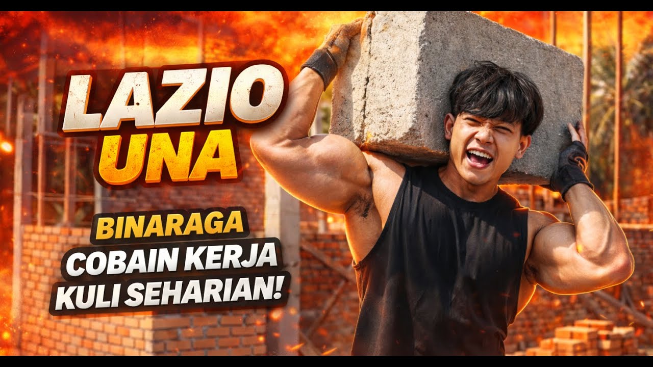 BINARAGA VS KULI / LAZIO UNA COBAIN KERJA JADI KULI BANGUNAN