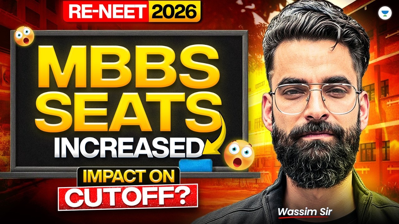 RE-NEET 2026: MBBS Seats Increased | Will Cutoff Drop? Full Analysis | Wassim Sir