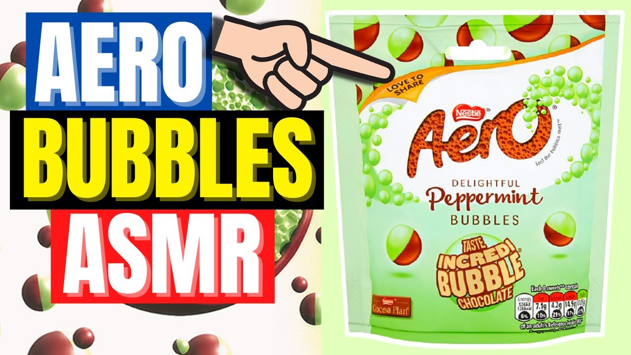 [ASMR] AERO BUBBLES | Belfast Accent | Quiet Whisper | Crinkles & Chocolate Eating Sounds 🍫